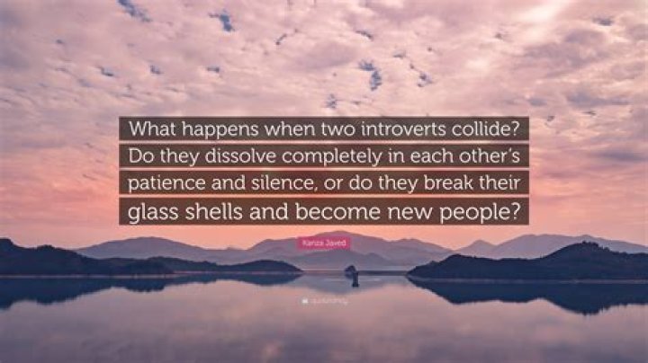 What happens when two introverts fall in love?