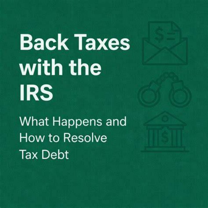 What happens when you pay back taxes to the IRS?
