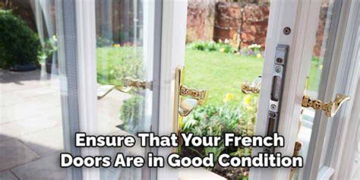 What holds French doors closed?