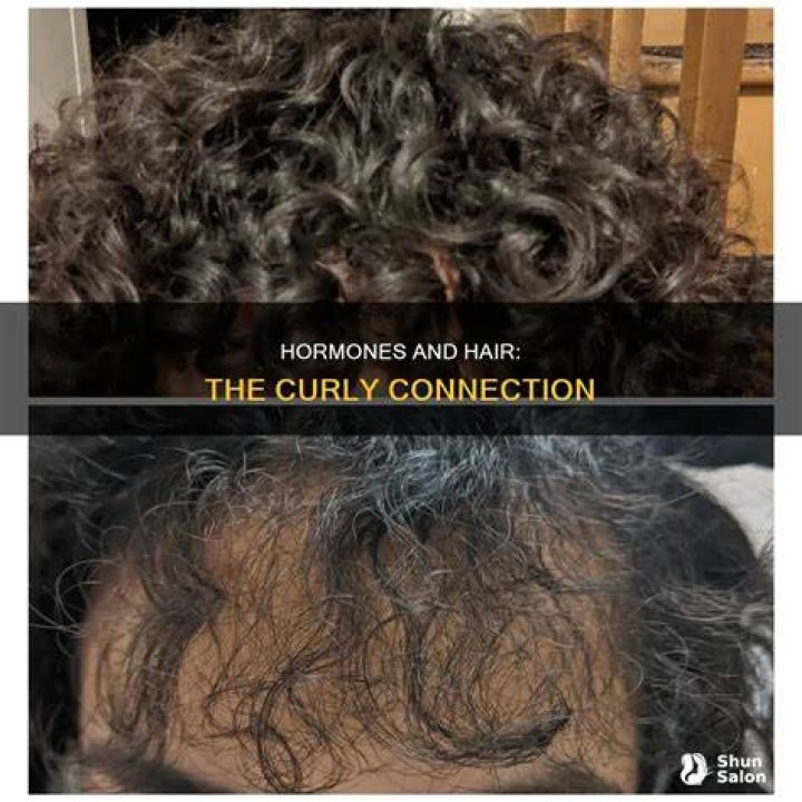 What hormones make hair curly?