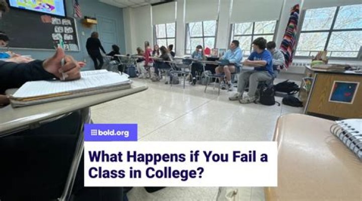 What if I fail a college class?