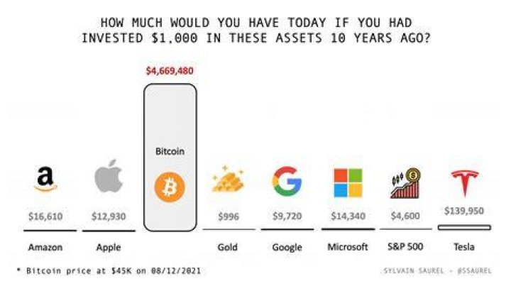 What if I had invested 1000 in Bitcoin?