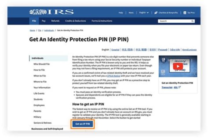 What if I lost my IRS Identity Protection PIN?