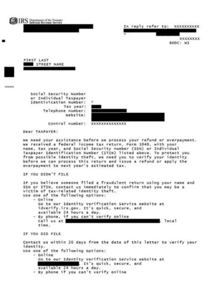 What if I lost my IRS verification letter?