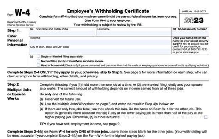What if my employer never had me fill out a w4?