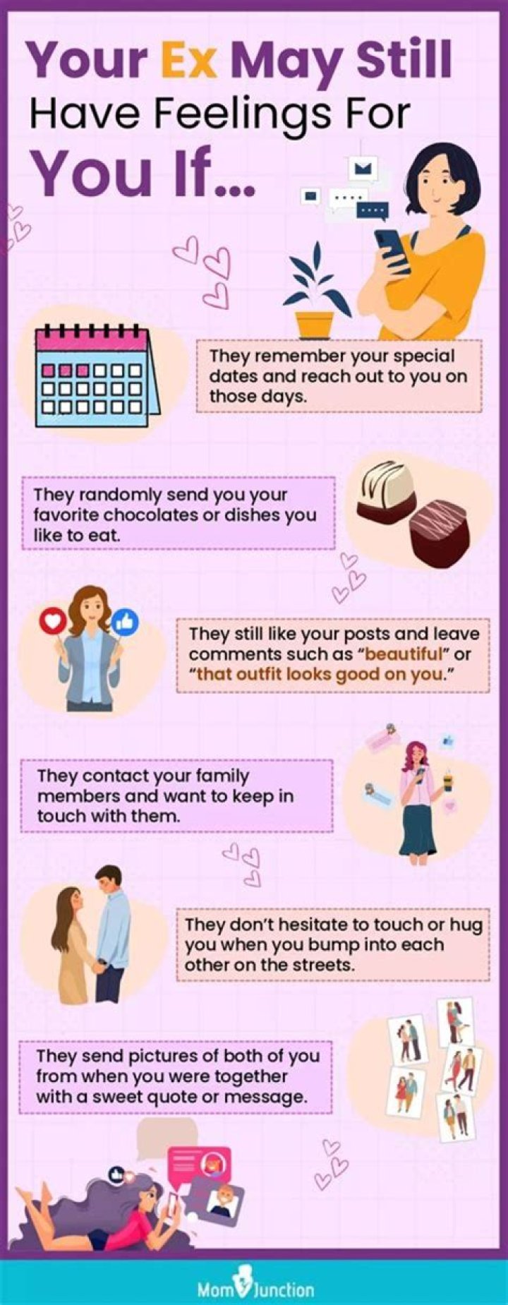 What if your ex still checks up on you?