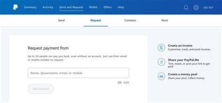 What info do PayPal need to receive money?