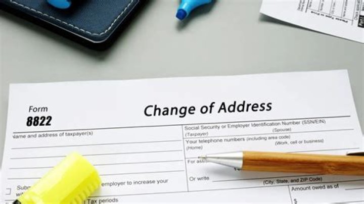 What information do you need to change your address?