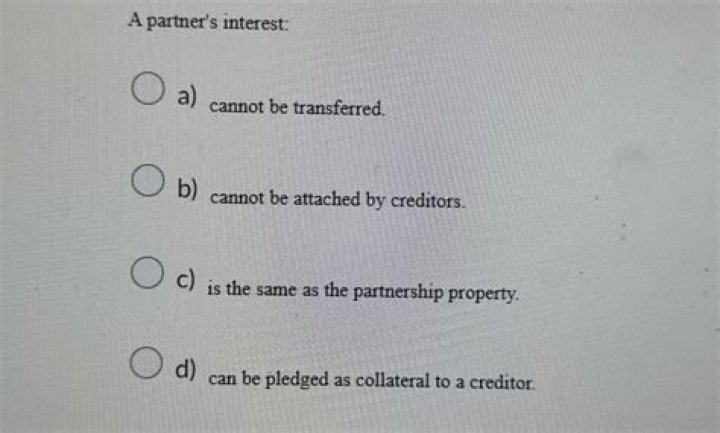 What interest Cannot be transferred?