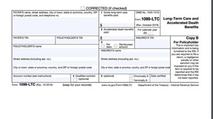 What is 1099 LTC?