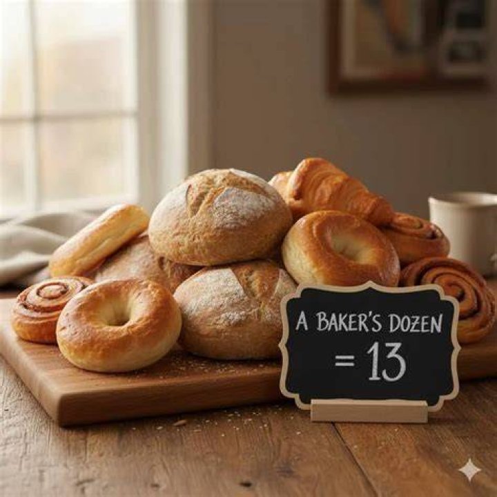 What is a baker's dozen 13?