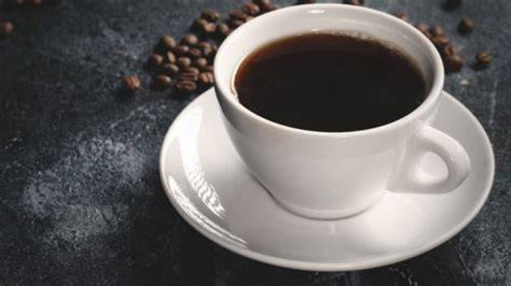 What is a black coffee called?