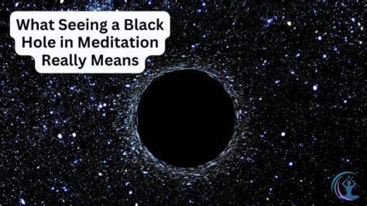 What is a black hole in meditation?