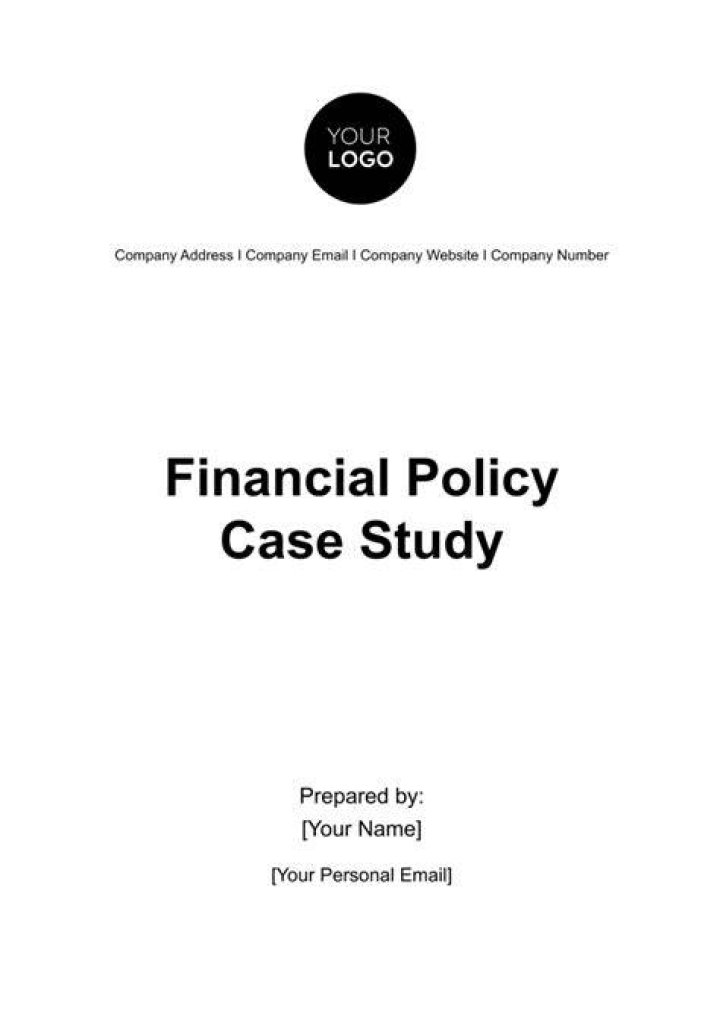 What is a case study in policy?