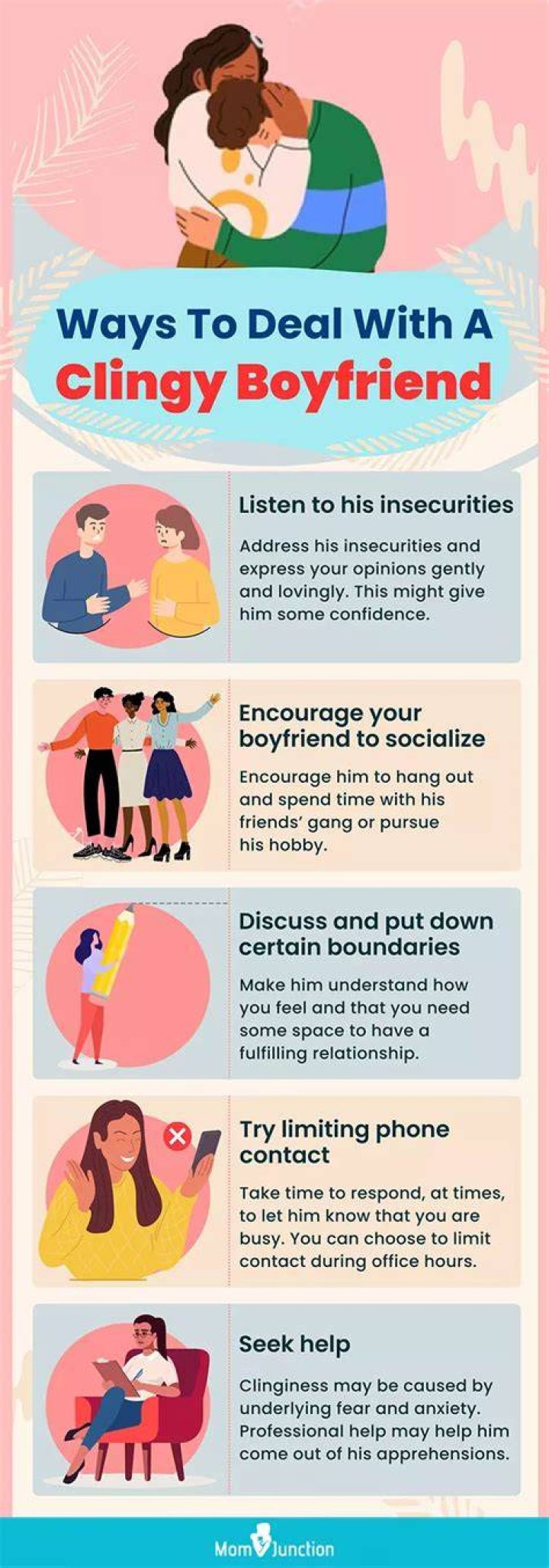 What is a clingy boyfriend?