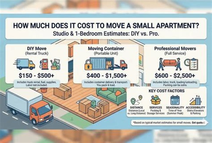 What is a common move in cost for an apartment?