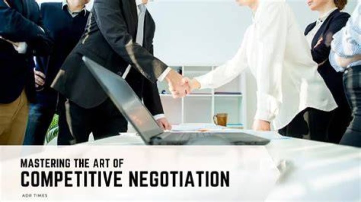 What is a competitive negotiation?