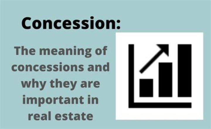 What is a concession mean in real estate?