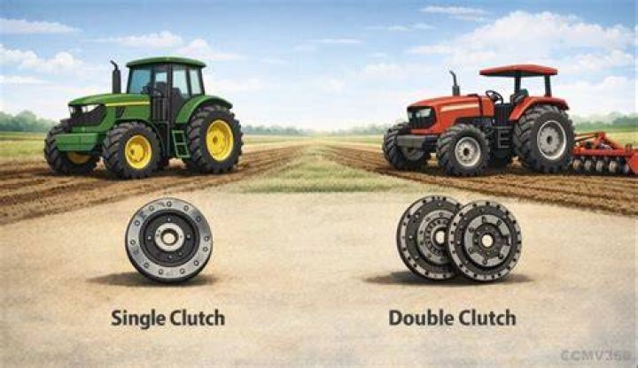 What is a double clutch on a tractor?