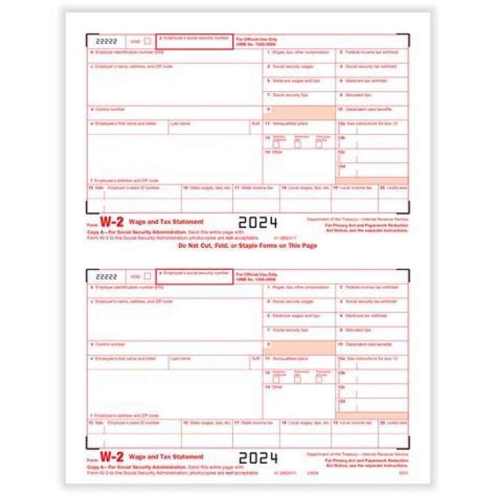 What is a federal copy of W-2?