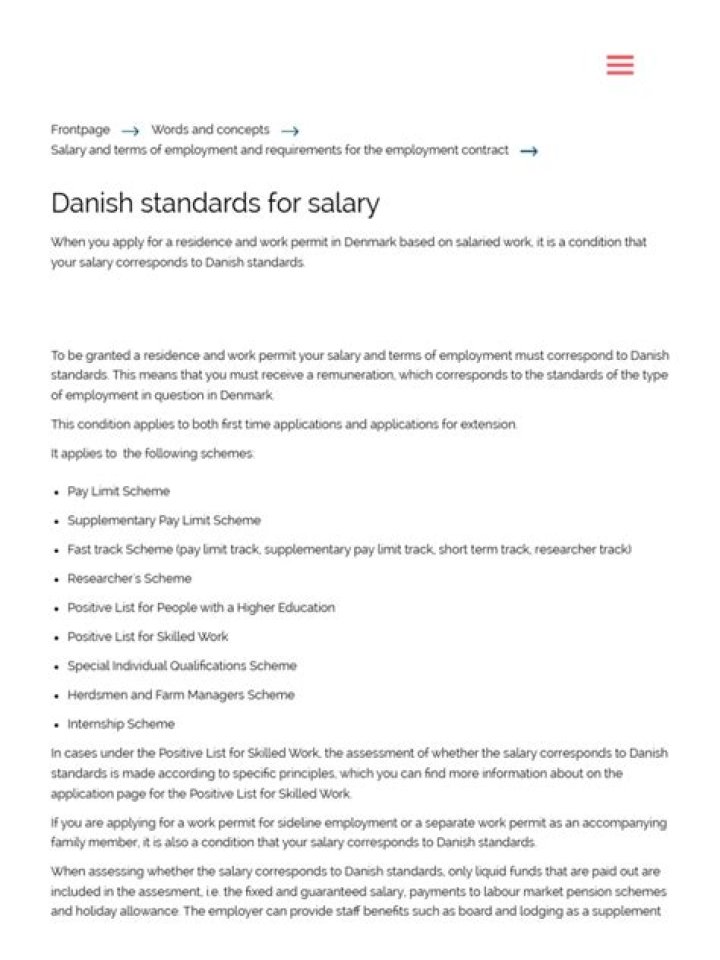 What is a good Danish salary?