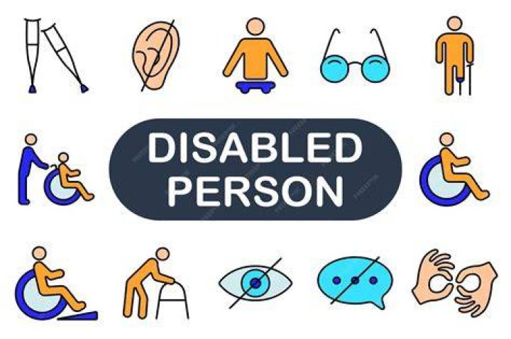 What is a hearing disabled person?