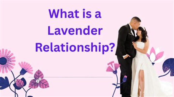 What is a lavender relationship?