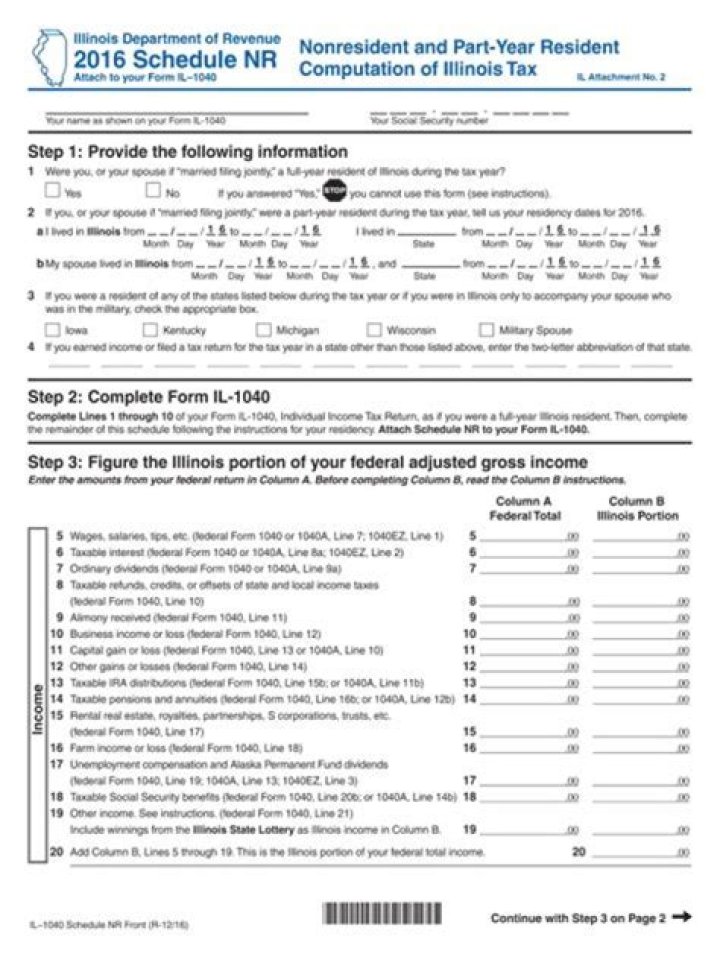 What is a part-year resident in Illinois?