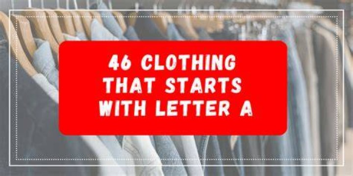 What is a piece of clothing that starts with the letter I?
