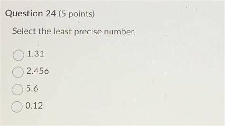 What is a precise number?