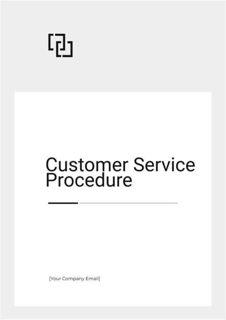 What is a procedure in customer service?