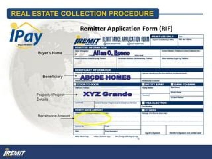 What is a remitter in real estate?
