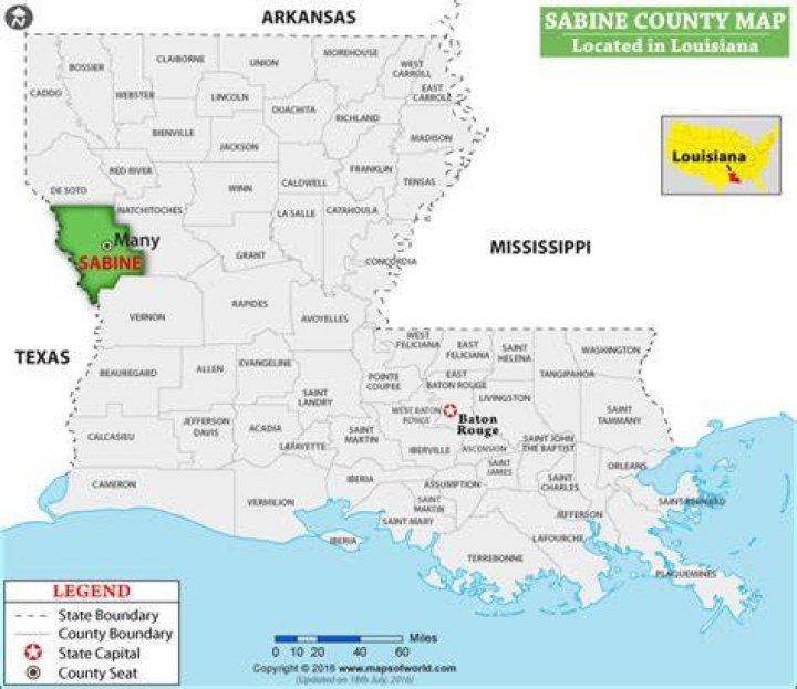 What is a Sabine in Louisiana?
