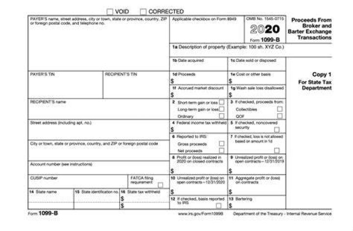 What is a secondary use of Form 1099-B?