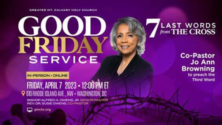 What is a Seven Last Words service?