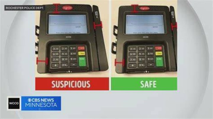 What is a skimming device?