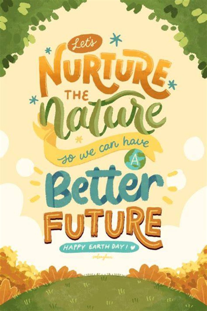 What is a slogan for nature?