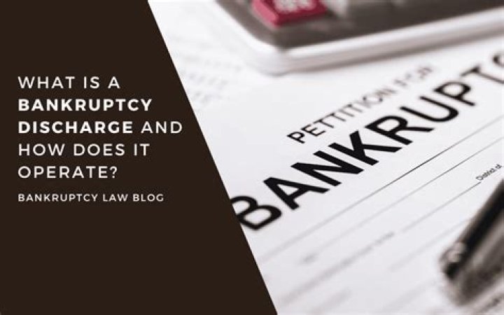 What is a standard bankruptcy discharge?