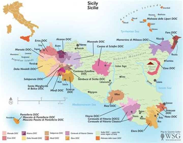 What is a sweet wine of Sicily?