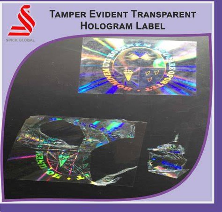 What is a tamper-evident hologram?