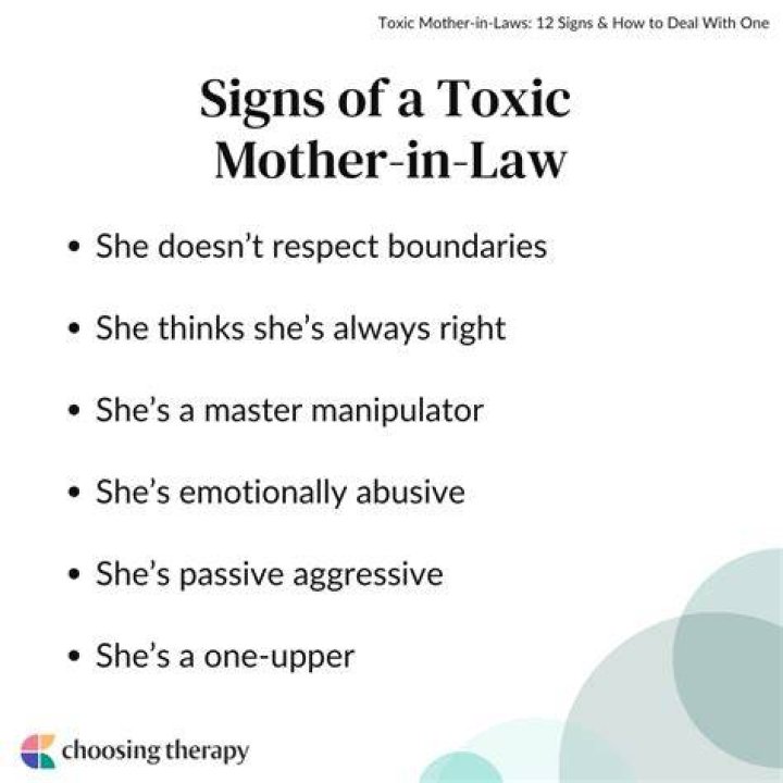 What is a toxic mother-in-law?