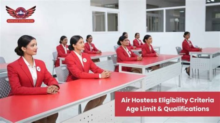 What is age limit of air hostess?