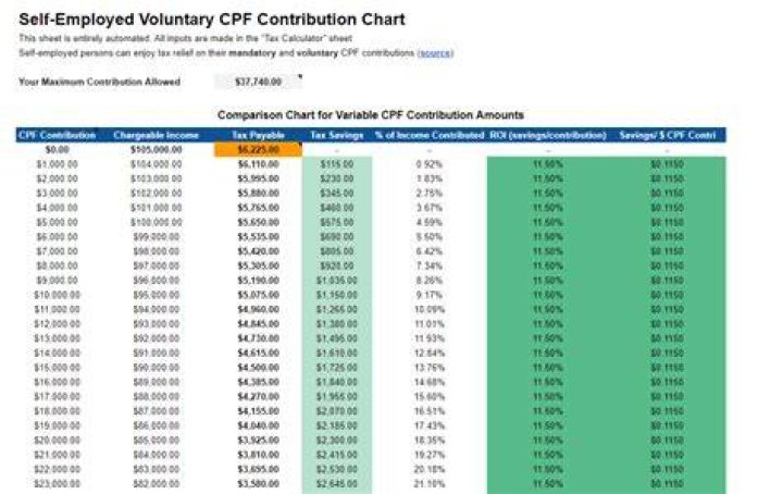 What is allowable self-employment contributions?