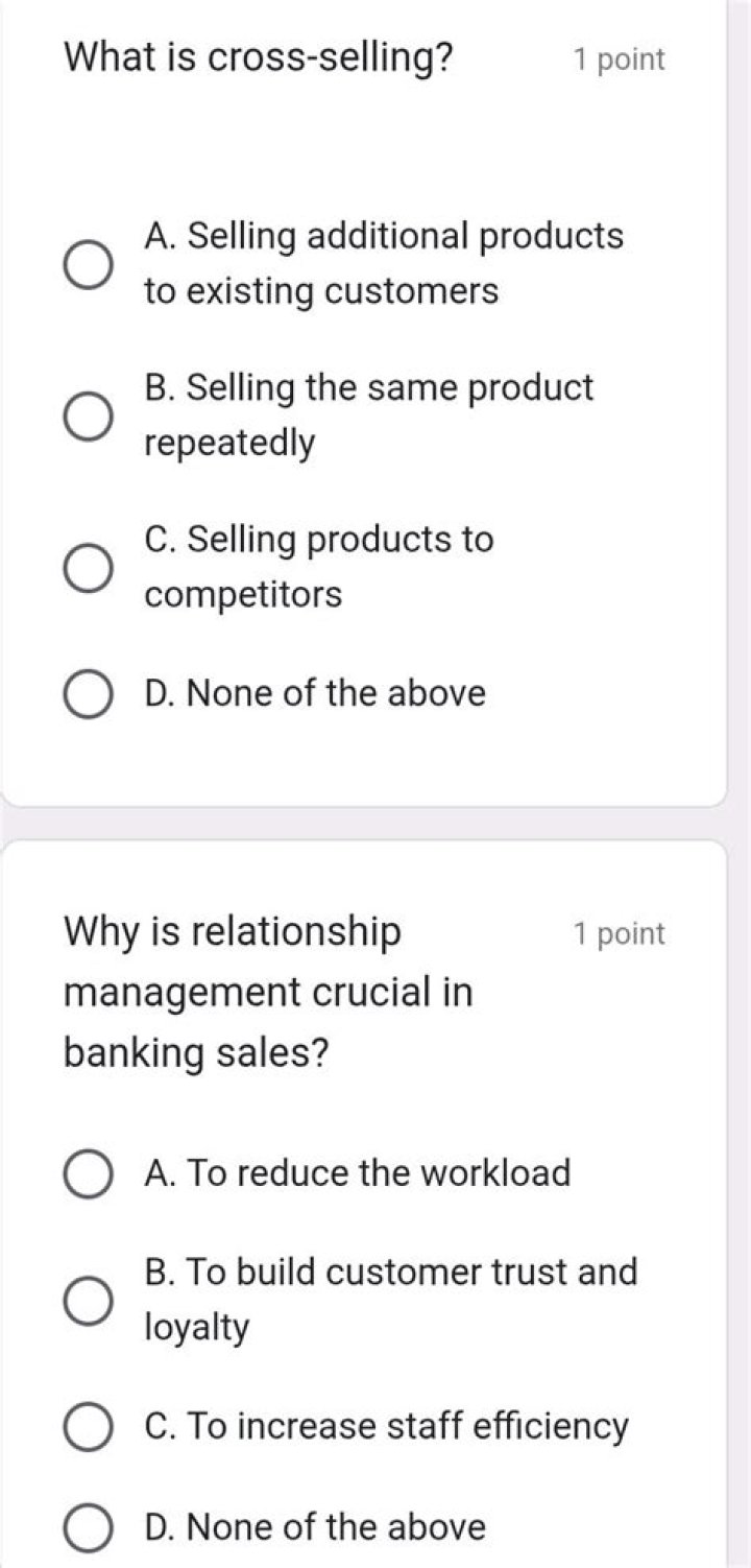 What is an act of selling additional products to customers?