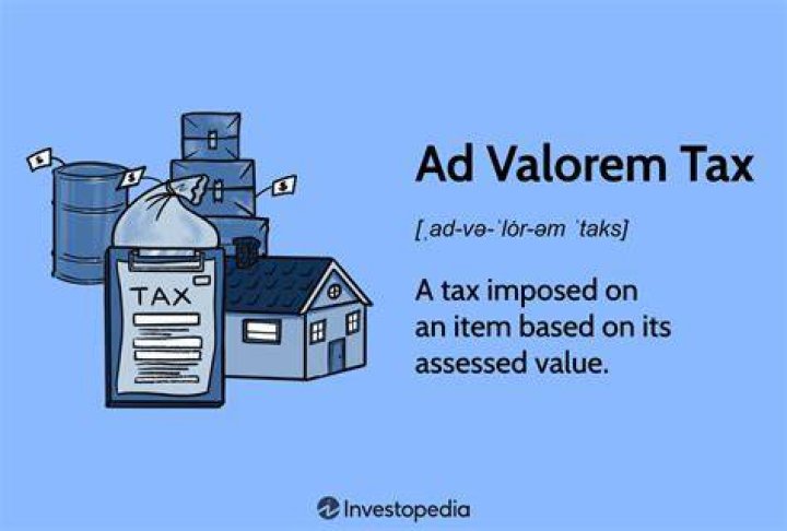 What is an ad valorem tax return?