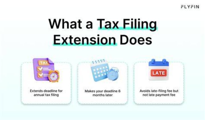 What is an extension tax payment?