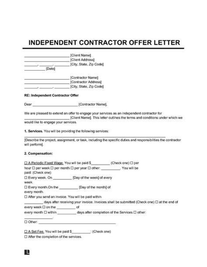 What is an independent contractor position?