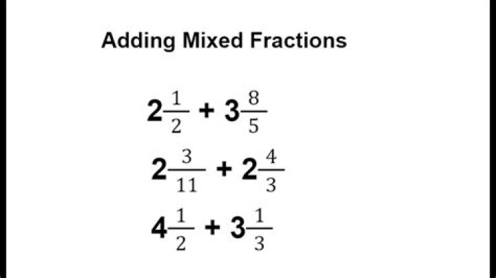 What is an mixed fraction?