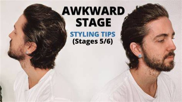 What is awkward stage hair?