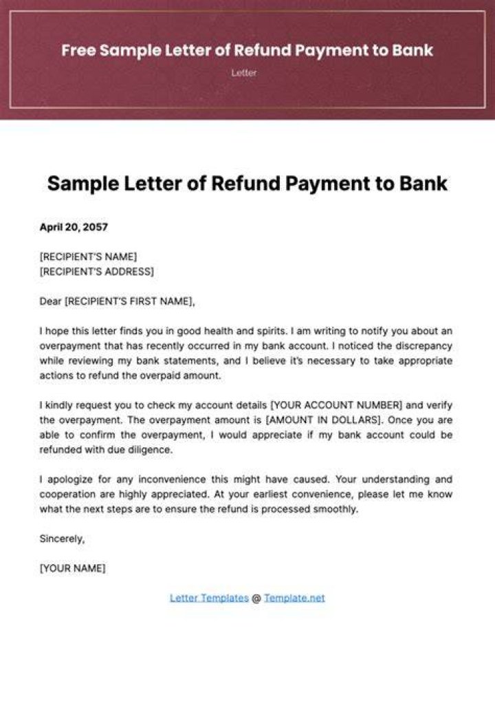 What is bank account refund?